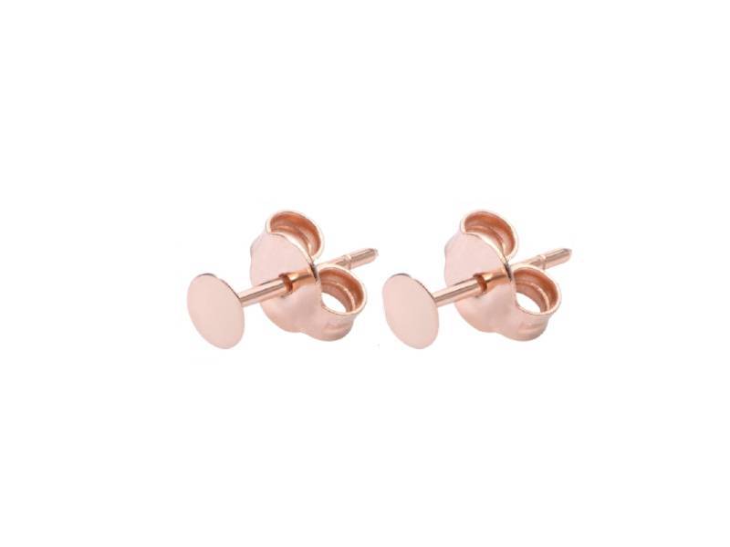 XS 18KT ROSE GOLD EARRINGS PAILLETES BURATO CA402